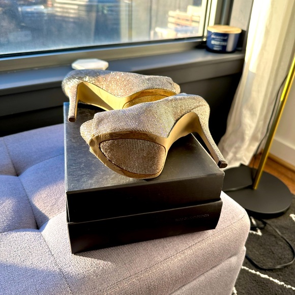 Peep-toe Sparkle Pump - Picture 3 of 8